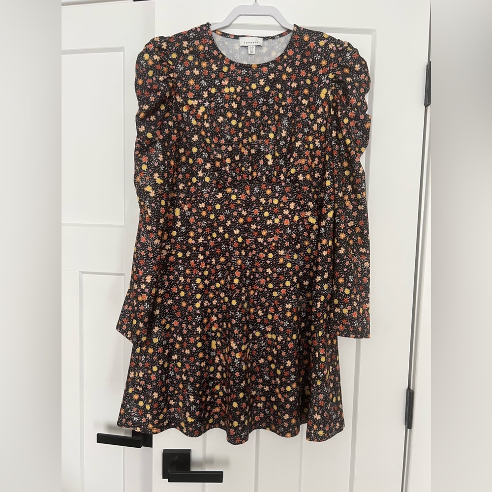 Topshop Mini Floral Dress